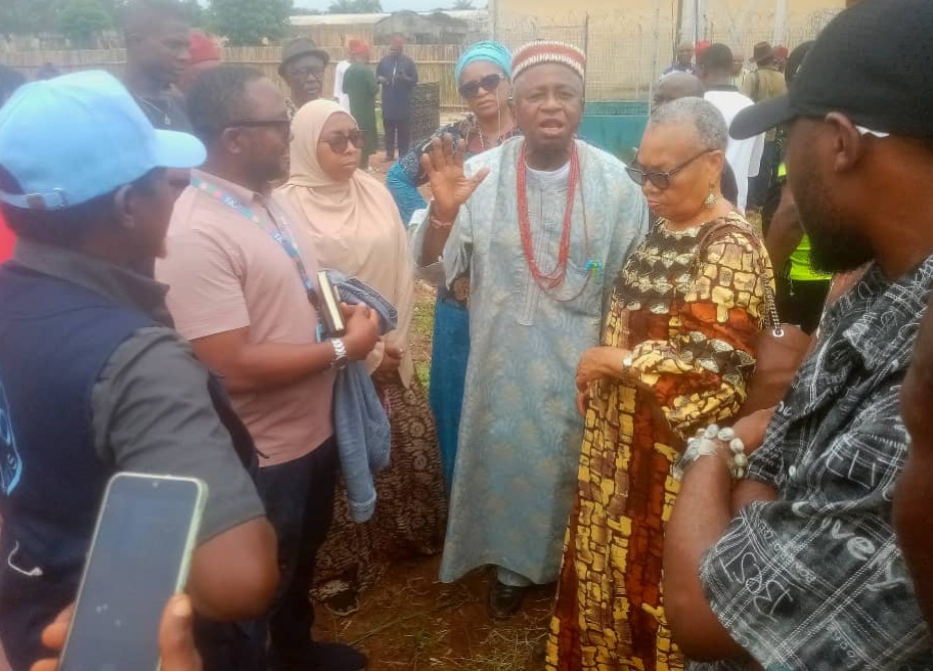 Awo-ommamma Community Receives FAO delegates with open arms 